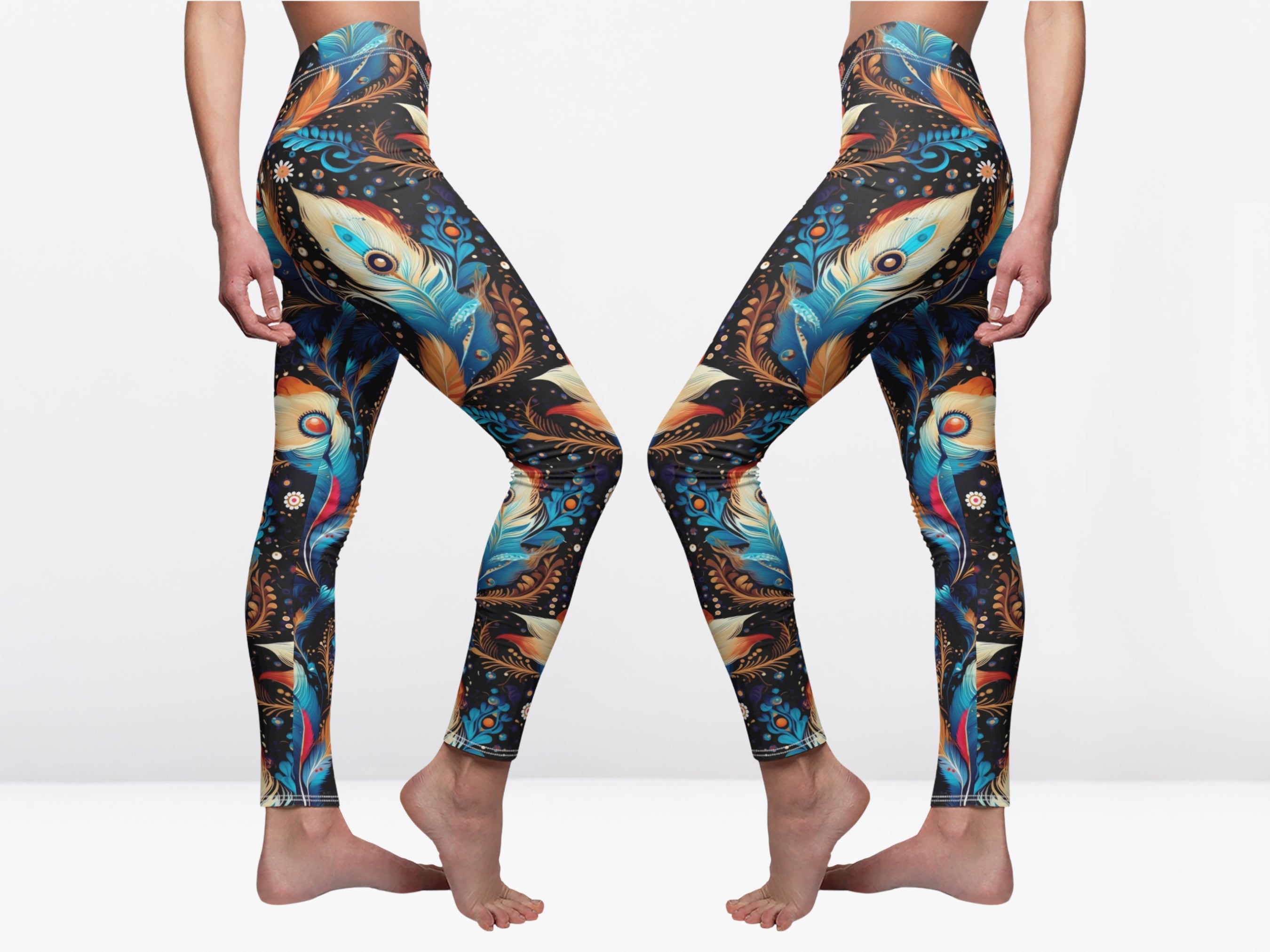 Western Boho Chic Leggings