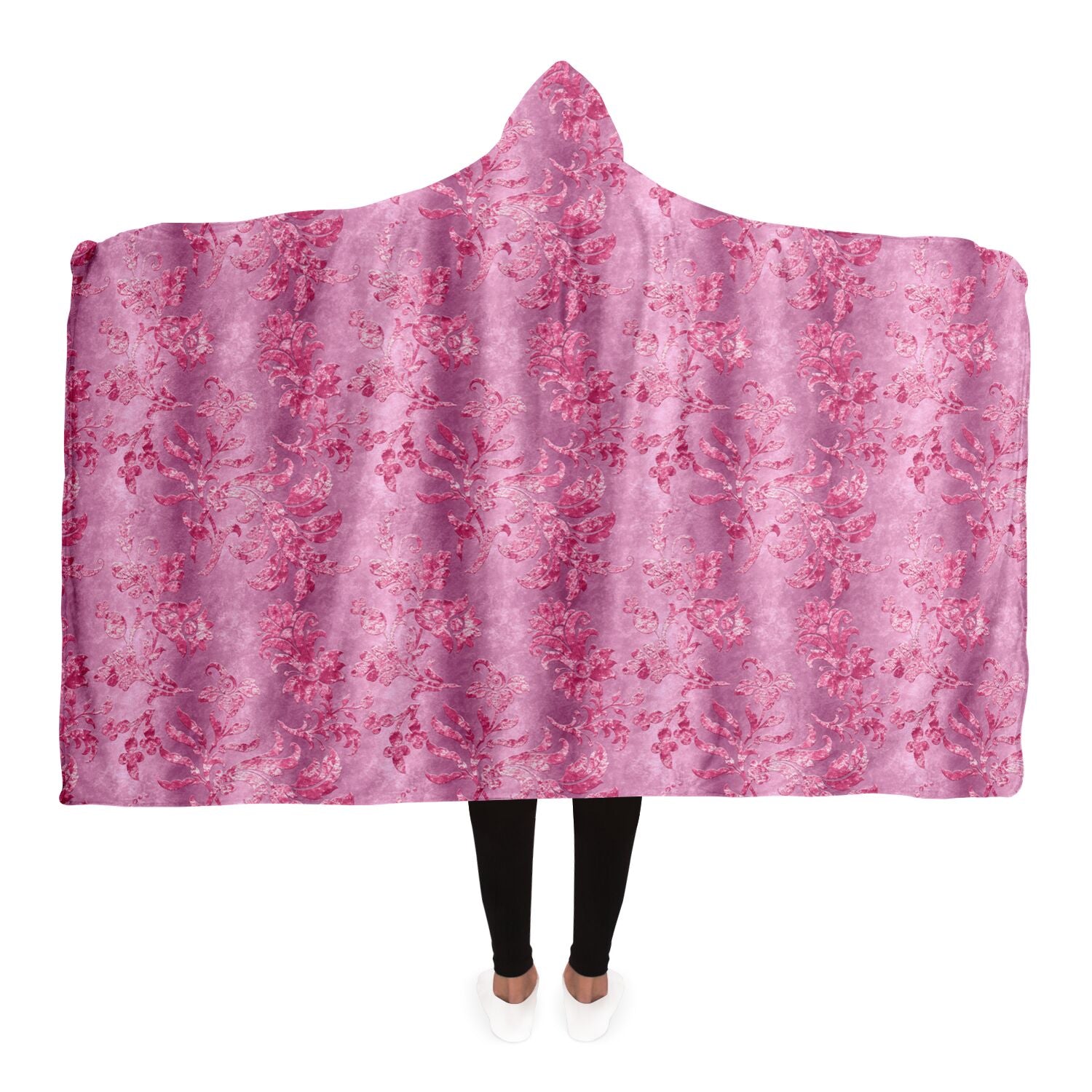 pink hoodie blanket by Elivior