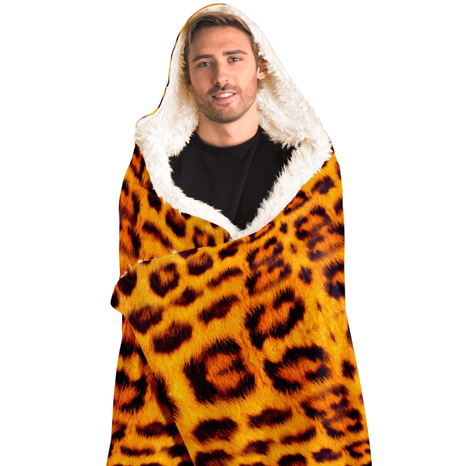 cozy fashionable hooded blanket