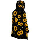 Sunflowers Luxe Fashionable Cloak with Hood - ELIVIOR