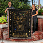 Personalized Capricorn Zodiac Gifts Woven Blanket