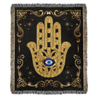 Hamsa Evil Eye Blanket Throw