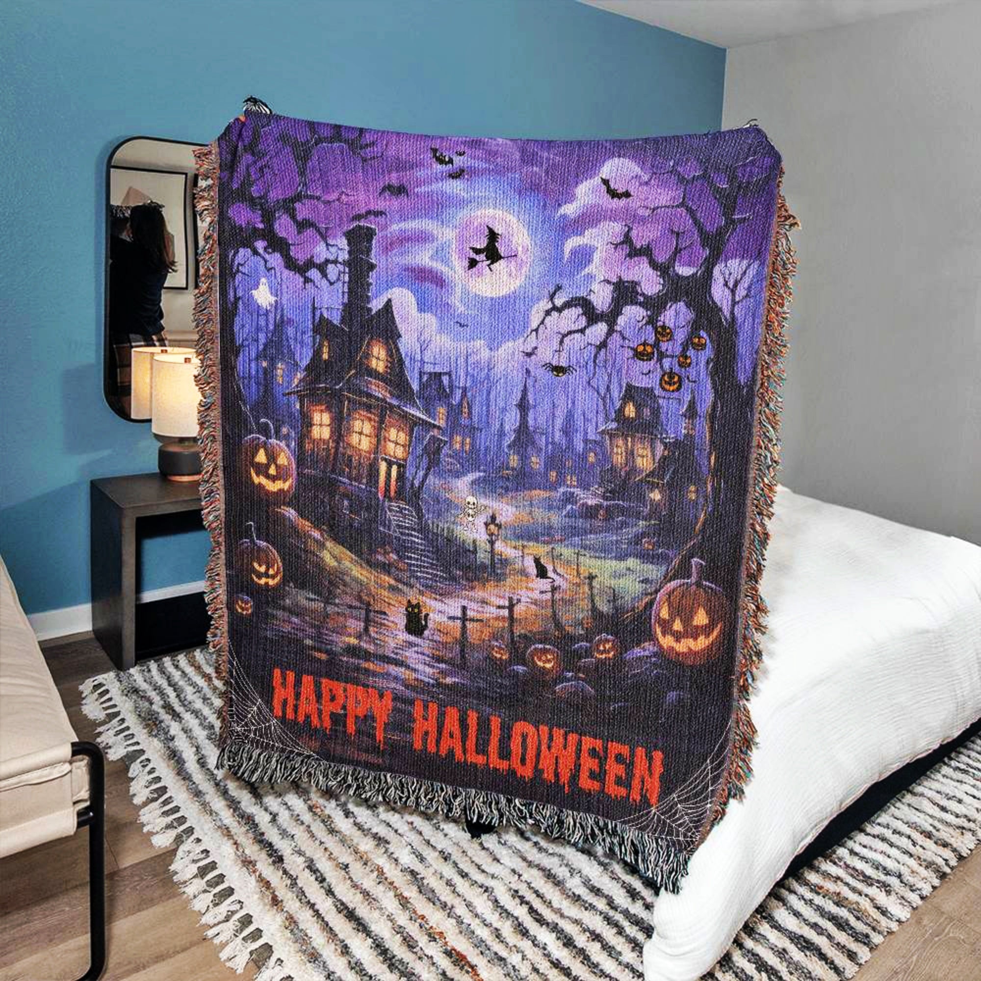 Halloween Blanket Throw