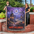 Halloween Tapestry Woven Blanket Throw