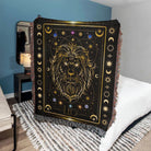 Leo Zodiac Astrology Gift Woven Blanket