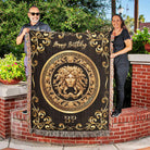 Medusa Happy Birthday Custom Luxury Woven Blanket