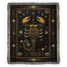 Scorpio Gifts Zodiac Woven Throw Blanket
