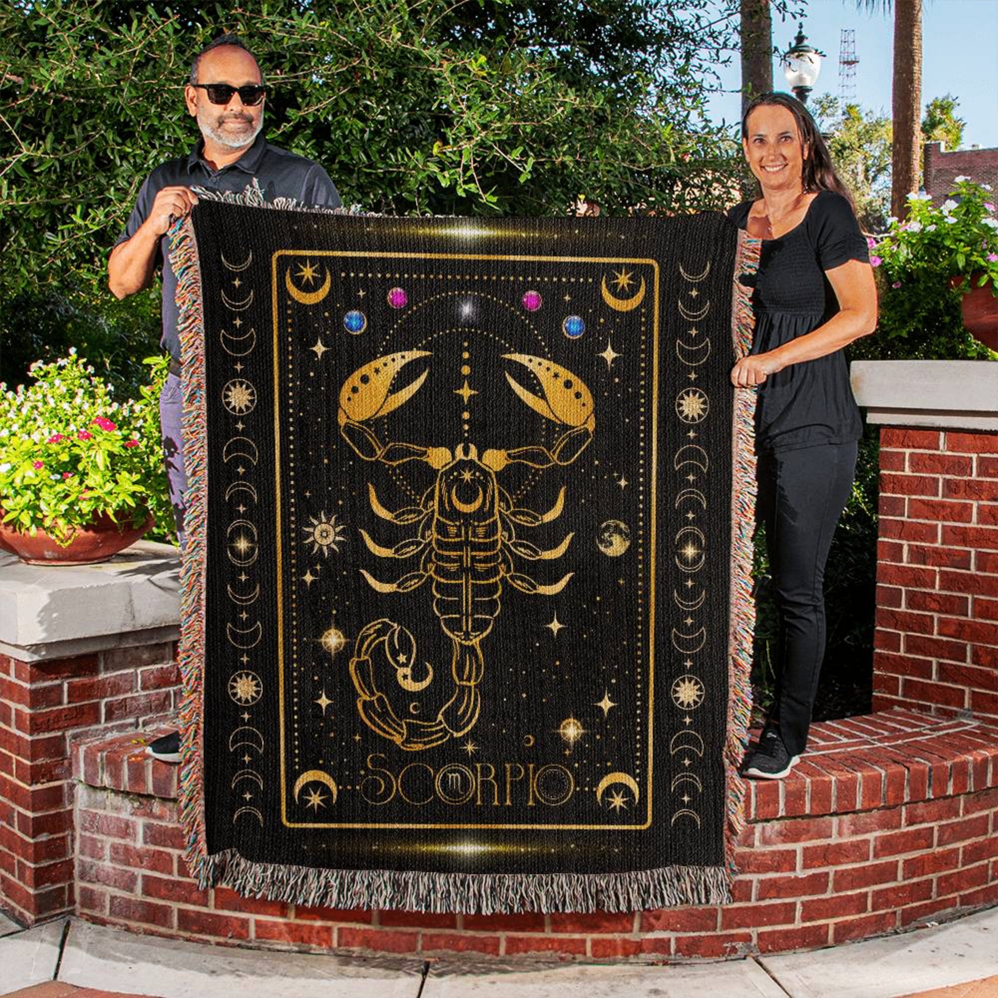 Scorpio Zodiac Blanket Birthday Gift