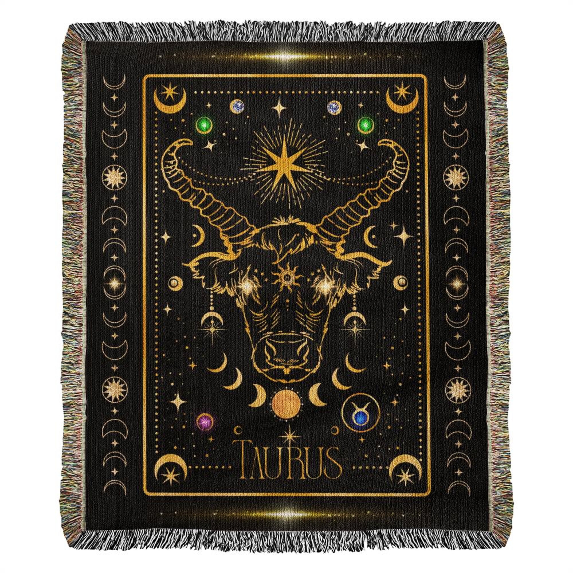 Taurus Zodiac Gifts Throw Blanket