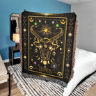 Taurus Zodiac Throw Blanket