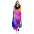 tie dye wearable blanket