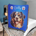Custom Dog Photo Blanket Gift For Dog Lovers
