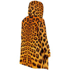 Luxurious Fashionable Leopard Print Cloak with Hood - ELIVIOR