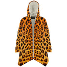 Luxurious Fashionable Leopard Print Cloak with Hood - ELIVIOR