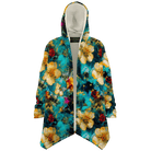 Fashionable Vibrant Luxurious Cloak with Hood - ELIVIOR