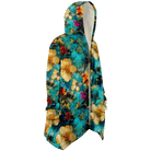 Fashionable Vibrant Luxurious Cloak with Hood - ELIVIOR
