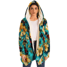 Fashionable Vibrant Luxurious Cloak with Hood - ELIVIOR